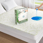 California King Mattress Protector Waterproof Mattress Pad Washable Bamboo by SoftHour