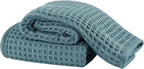Microfiber Waffle Face Towels, 2 Pieces, Fast Drying, Lint Free by Unknown