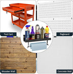 UNITEDPOWER 5 Aerosol Spray Can/Paper Towel Holder, Paint Bottle Storage Rack - Image 7