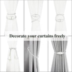 6 Pack Magnetic Curtain Tiebacks Rope Modern Handmade Curtain Tie Backs - Image 5