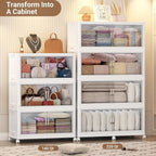 140Gal Plastic Stackable Storage Bins - Image 6