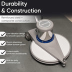 20" High-Speed Commercial Floor Burnisher, 1.5 HP, 1500 RPM, 40ft Cord - Image 4