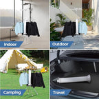 GCCSJ 4-Legged 2 Tier Folding Portable Octopus Style Clothes Drying Rack - Image 6