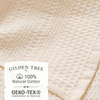 GILDEN TREE Waffle Bath Sheet Large Bath Towels Quick Dry Thin Body Towels - Image 2
