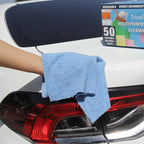 Tricol Clean Profesional Resuable Lint Free Microfiber Edgeless Cleaning Cloth - Image 5