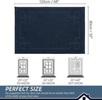 BEQHAUSE Door Mat 32" x 48", Non-Slip Door Mats Indoor Entryway Rugs Washable - Image 2