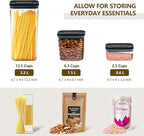 4 PACK Dog Treat Container 0.6 Qt*2+1.5 Qt+3.4 Qt, Airtight Food Storage - Image 5