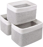 Small Cotton Rope Basket – Storage Bin by RRUNKA