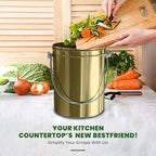 Utopia Kitchen Compost Bin for Kitchen Countertop - Image 6
