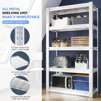 Raybee Garage Shelving Heavy Duty 2000LBS Storage Shelves 5 Tier Metal Shelving - Image 6