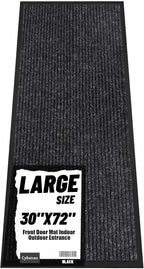 Front Door Mat Indoor Outdoor Entrance, TPR Backing Non-Slip Doormats, Low by Unknown