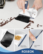 Mini Broom and Dustpan Set for Cleaning, Compact Desktop Dustpan - Image 2