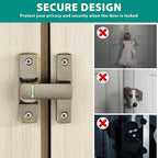 90/180 Degree Flip Latch Gate Latch, Heavy Duty Black Safety Door Lock Enhanced - Image 6
