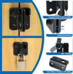 Alise Flip Latch, Gate Latches Slide Bolt Latch Safety Door Lock Catch - Image 4