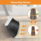 Broom and Dustpan Set, Heavy Duty Dust Pan - Image 5