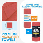 Microfiber Cleaning Cloth, 50 Sheets Shop Towels Commercial Grade Washcloths - Image 2