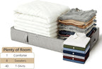 2-Pack Under Bed Storage Containers, 6 Inches Tall Underbed Clothes Storage - Image 4