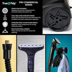 True & Tidy® Heavy-Duty Commercial Industrial Standing Garment Steamer - Image 2