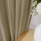 Tollpiz Short Sheer Curtain Linen Textured Living Room Curtains Sheer Light - Image 3