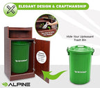 Alpine Restaurant Trash Bin Cabinet - Image 4
