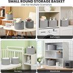 Small Storage Baskets for Organizing, Organizer Baskets for Shelves, Small - Image 5