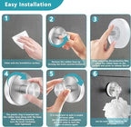 Suction Cup Hooks for Shower, Removable No Drill Towel Hooks, Upgraded 15 lbs - Image 7