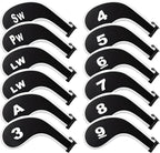Golf 12pcs Thick Synthetic Golf Iron Head Covers Set Headcover Fit All Brands by Unknown