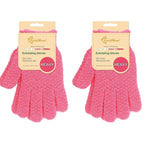 Evridwear Exfoliating Gloves for Shower, 100% Nylon Thick Soft Medium Heavy by Evridwear
