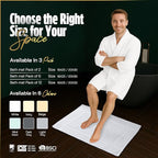 Pearl Linens Pack of 12 100% Cotton Bath Mat 20x30 inches, Soft & Absorbent - Image 9