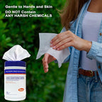 SIPA Hand Sanitizing Wipes 100 WIPES/CANISTER, Soft Textured Wipes, Fresh - Image 2