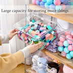 Clear Storage Bins With Lids, 5 Packs Food Storage Organizer, Cabinet Storage - Image 5