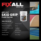 FIXALL Skid Grip Anti-Slip Coating, 5 Gallons, Exceeds ADA Standards, - Image 7