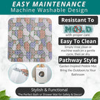 ENKOSI Extra Large Square Non Slip Shower Mat - Image 4