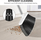 NACENA Broom and Dustpan Set, 52-in Long Adjustable Handle Broom Dustpan Combo - Image 6