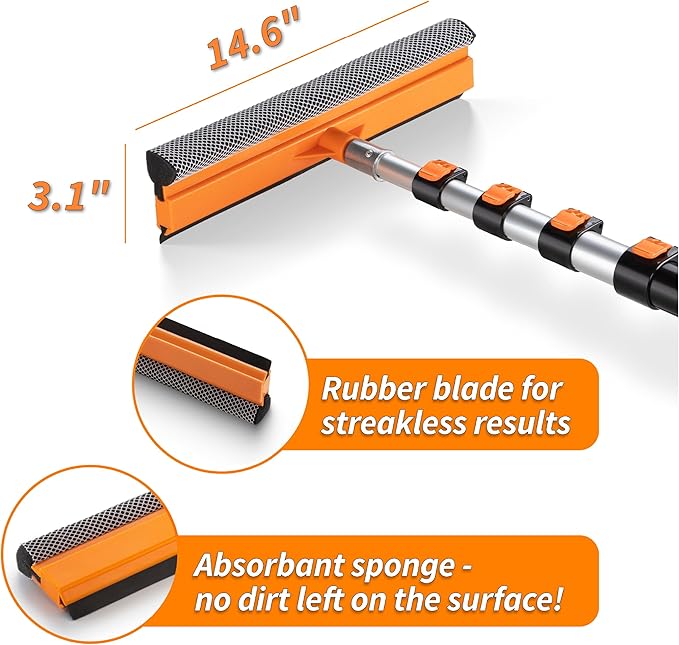 5-18 ft Window Washer Squeegee Kit - Image 5