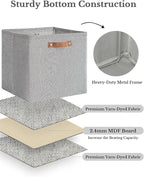 StorageWorks 13x13 Inches Storage Cube, Fabric Storage Bins - Image 4