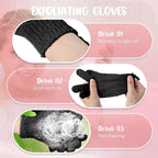 104 Pcs Exfoliating Glove Bulk Shower Gloves - Image 5