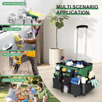 Large Rolling Cleaning Caddy Bag - Image 7