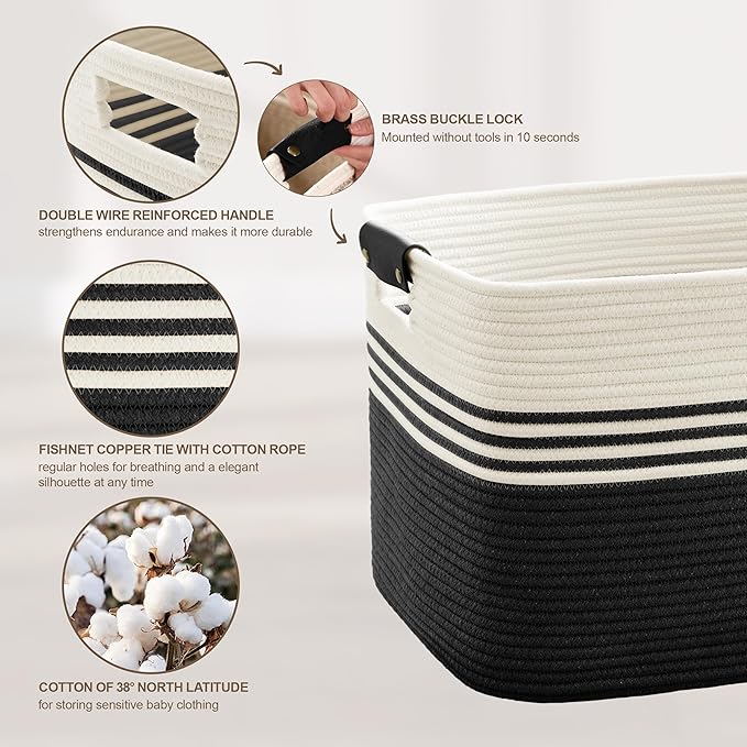 86L Extra Large Laundry Basket - Image 5