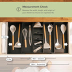 KitchenEdge Adjustable Kitchen Drawer Organizer - Image 4