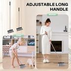 JOYMOOP Black Broom and Dustpan Set - Image 3