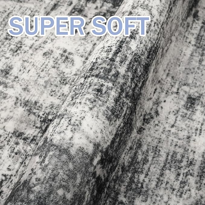 IOHOUZE Abstract Runner Rug 3x14 Ft Washable Runners - Image 7