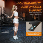 PRAISUN 0.6" Thicker Gym Mat, 12 Tiles 48 Sq Ft Workout Mats, Interlocking Foam - Image 7