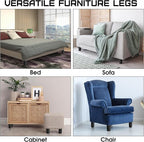 TURSTIN 8 Pack 3 Inch Plastic Furniture Legs - Image 7