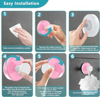 Suction Cup Hooks for Shower, Removable No Drill Towel Hooks, Upgraded 15 lbs - Image 7