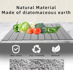 Stone Drying Mat for Kitchen Counter, Collapsible Dish Drying Mat, Fast Drying - Image 3