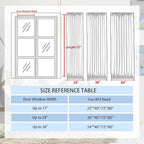 DWCN French Door Curtains – Rod Pocket Thermal Blackout Curtain - Image 7