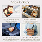Pumpkin Spice Latte Scented Sachets Pack of 6, Fall & Winter - Image 5