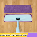 16.5 Inch Reusable Mop Pads Microfiber Spray Mop Replacement Heads - Image 2