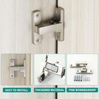 90/180 Degree Flip Latch Gate Latch, Heavy Duty Black Safety Door Lock Enhanced - Image 6